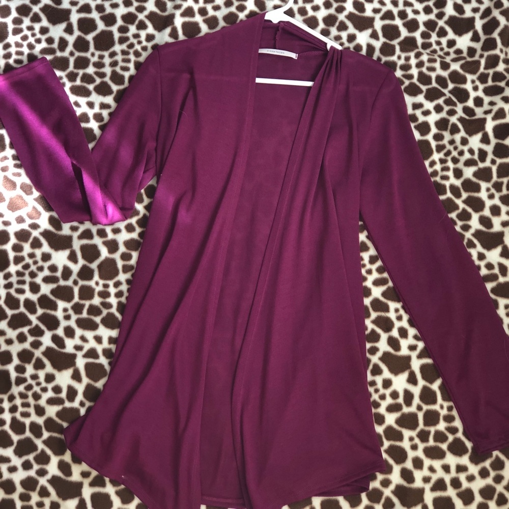 Purple cardigan from stitch fix